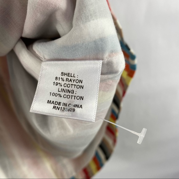 Shaycation x REVOLVE Elsie Mini Dress Striped Multicolor Women’s SOLD - Picture 5 of 5